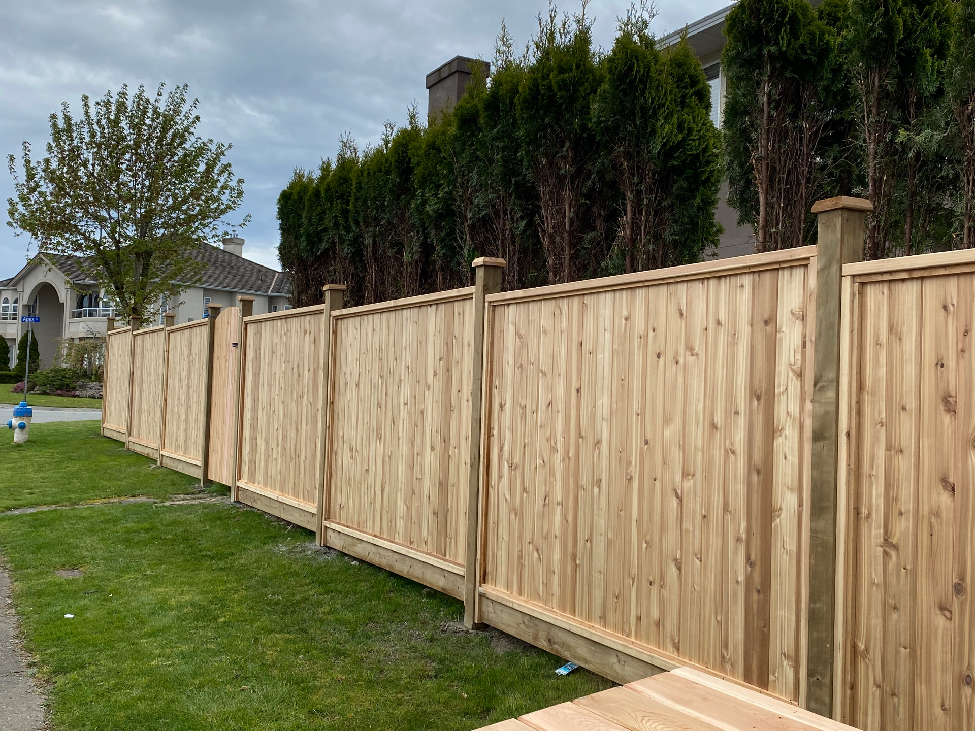 Privacy Fencing project by H&A Cedar Fencing