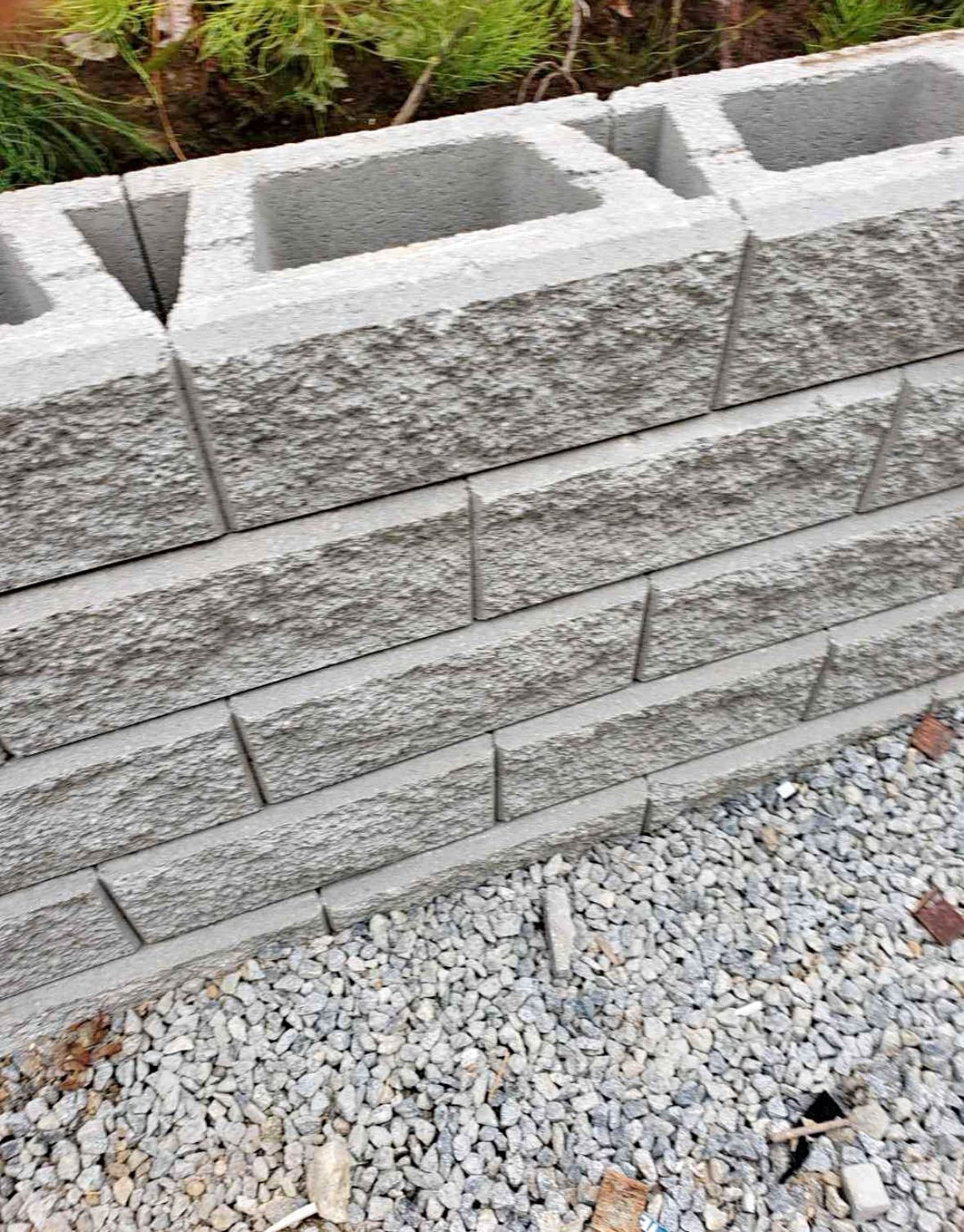 Allan Block Retaining Walls project by H&A Cedar Fencing